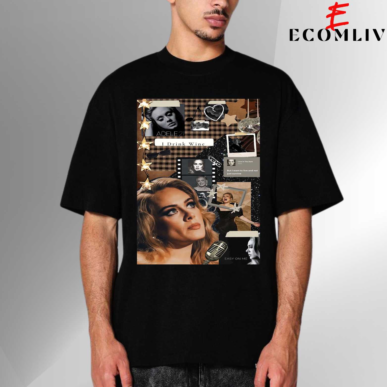 Adele Unisex T-Shirt, Soul Music Pop Culture Tee